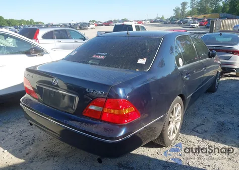 2001 Lexus Ls 430 from USA, damaged, VIN JTHBN30FX10048797